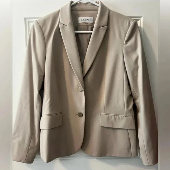 Calvin Klein Khaki Blazer - Picture 3 of 6